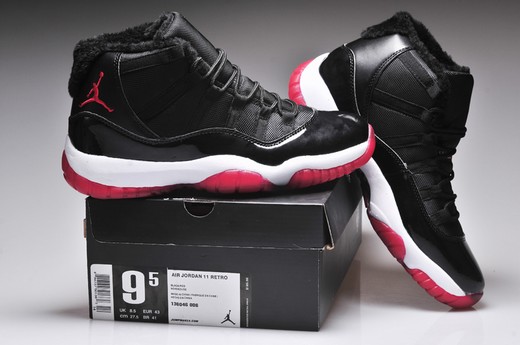 Air Jordan XI (11) Retro fur Bred Black/White