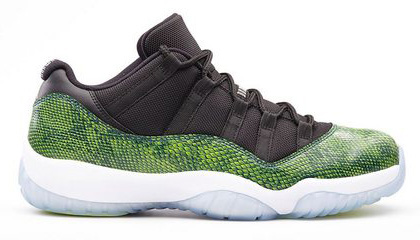 Air Jordan 11 Retro Green Snakeskin