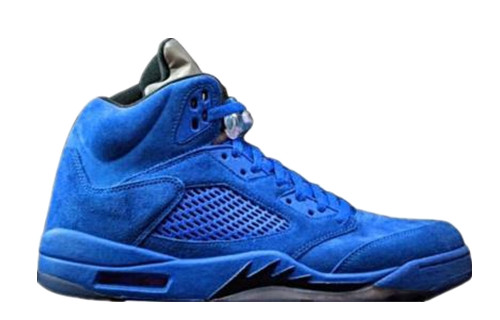 Air Jordan V (5) Blue Suede-122