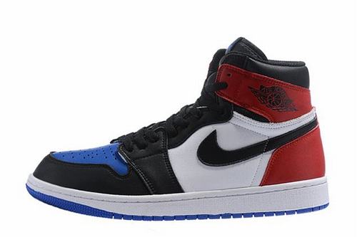 Air Jordan 1 White Black Red Blue-216