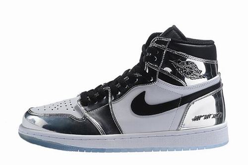 Air Jordan 1 Retro Black White-219