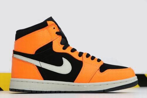 Air Jordan 1 Mid Orange Black-226