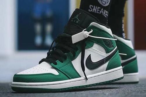 Air Jordan 1 Retro White Green Black-234