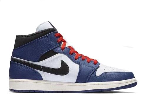 Air Jordan 1 White Blue Black Red-241