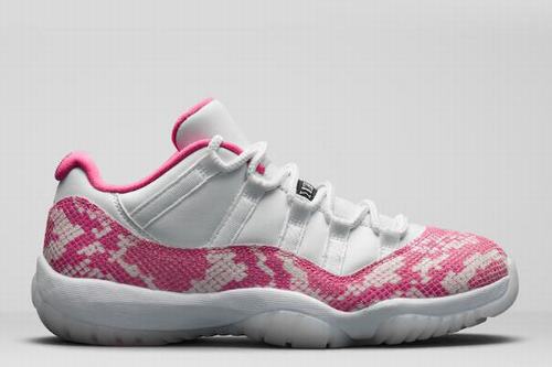 Air Jordan 11 Low Pink Snakeskin Women