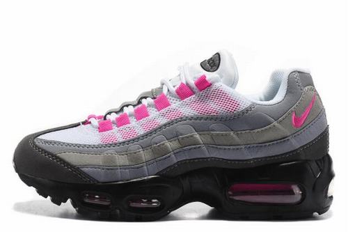 Air Max 95 Women Grey Black Pink White