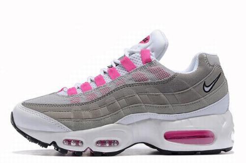 Air Max 95 Women Grey White Pink-24