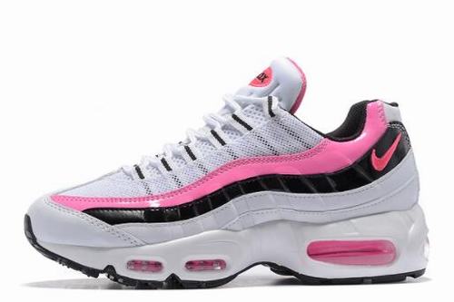 Air Max 95 Women White Black Pink-25