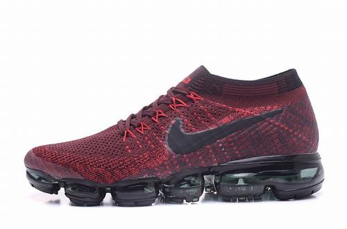 Air VaporMax Flyknit Wine Red Black-17