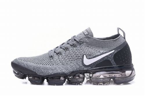 Air VaporMax Flyknit 2 Grey Black White-39