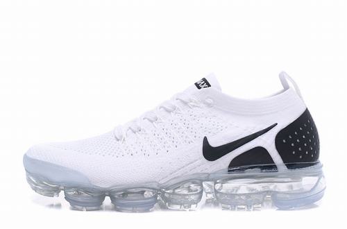 Air VaporMax Flyknit 2 White Black Women-15