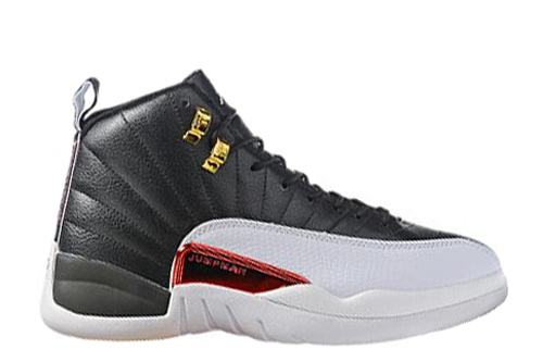 Retro Air Jordan 12 Black White Champagne