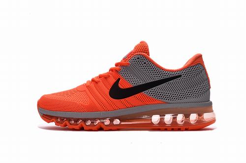 Air Max 2017 Orange Grey Black-12