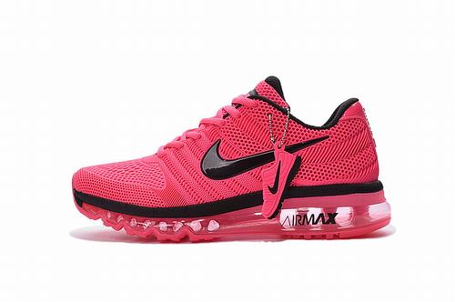 Air Max 2017 Pink Black Women-5