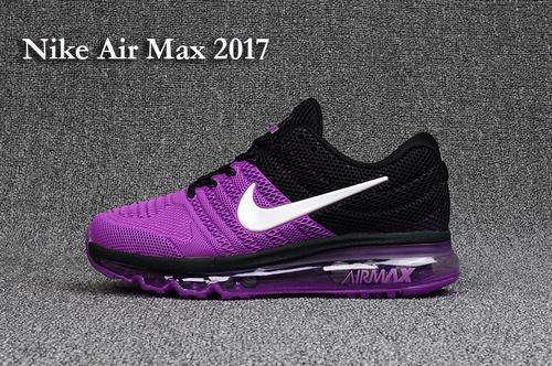 Air Max 2017 Purple Black White Women-13