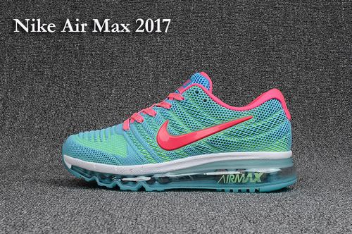 Air Max 2017 Green Pink Women-14