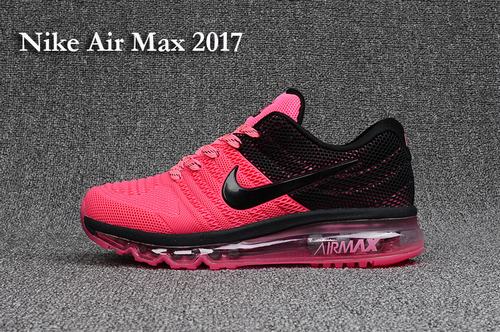 Air Max 2017 Pink Black Women-15