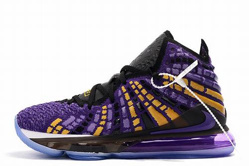 Lebron 17 Purple Black Yellow