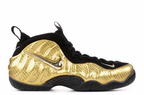 Air Foamposite Pro Metallic Gold Black