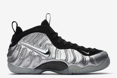 Air Foamposite Pro Silver Black-11