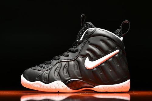 Air Foamposite Pro Black White Kids