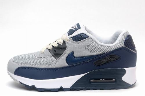 Air Max 90 Grey Dark Blue-31