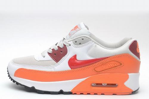 Air Max 90 White Orange Red-39