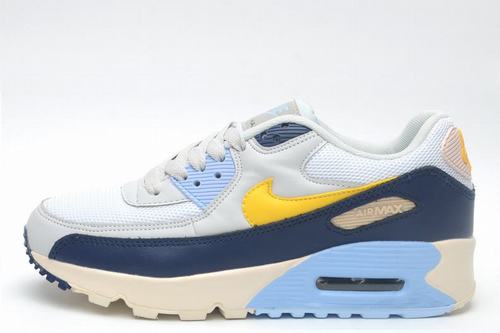 Air Max 90 White Blue Yellow-42