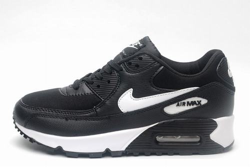 Air Max 90 Black White Women-07