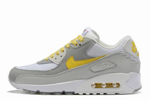 Air Max 90 Grey Yellow Women-16