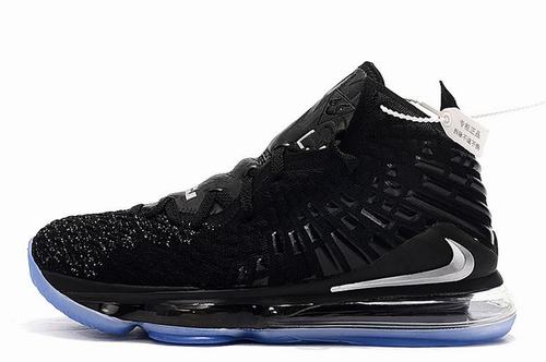 Lebron 17 Black Silver Kids-05