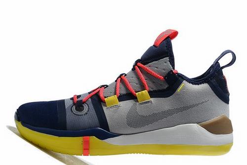 Kobe AD EP Grey Navy Yellow Red