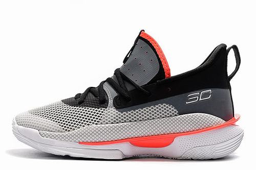 Under Armour Curry 7 Grey Black Orange