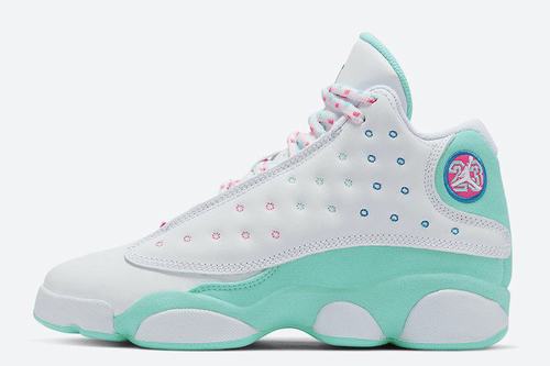 Air Jordan 13 GS Aurora Green