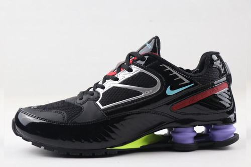 Shox Enigma Black Silver Red Purple