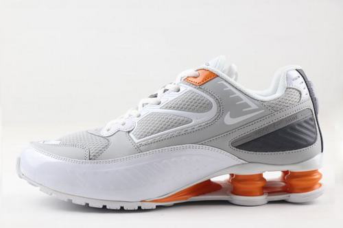 Shox Enigma White Grey Orange