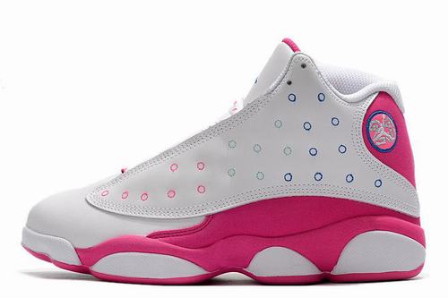 Air Jordan 13 White Pink Women