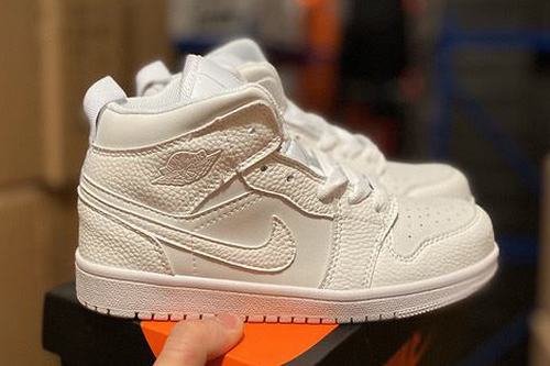 Kids Air Jordan I(1) White