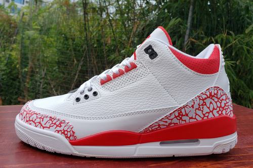 Retro Air Jordan 3 White Red