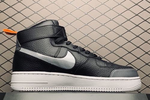 Air Force One High Black Grey-68