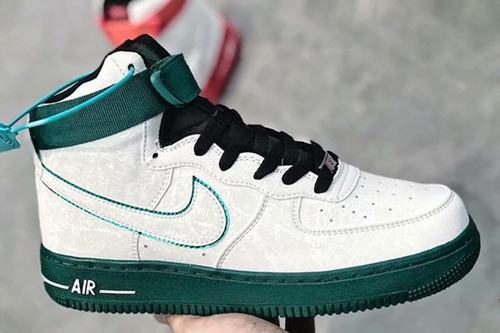 Air Force One High White Green-69