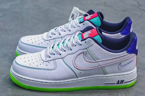 Air Force One Low White Green-57