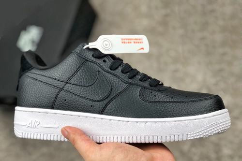 Air Force One Low Black White-76