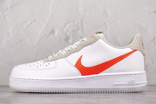 Air Force One Low 07 White Red Grey-97