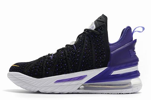 LeBron 18 Black White Blue-05