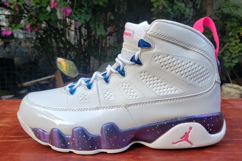 Retro Air Jordan 9 White Purple Pink