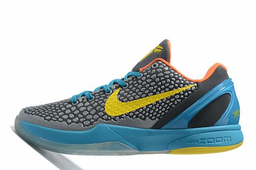 Kobe 6 Grey Blue Yellow Orange