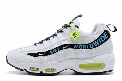 Air Max 95 Women White Black Blue