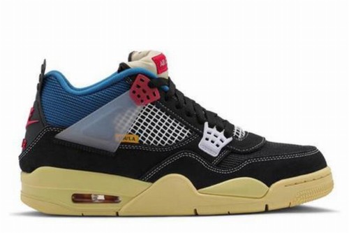 Air Jordan 4 Union Black Blue Red Yellow