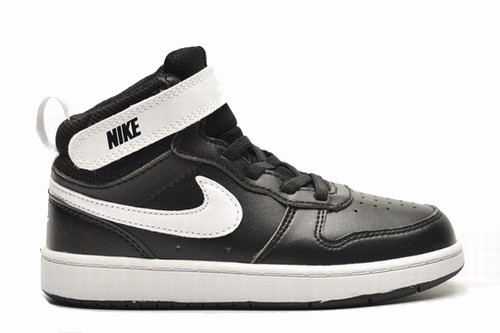 Air Force One High Black White Kids